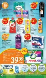 Gazetka promocyjna Delikatesy Centrum - Gazetka DC18 - Gazetka - ważna od 17.05 do 17.05.2023 - strona 30 - produkty: Domestos, Pur, Mus, Oral B, Ajax, Papier, Velvet, Silan, Płyn do płukania, Aloe vera, Ręcznik, Rolki, Always, Szampon, Płyn do wc, Flora, Wkładki, Ariel, Lenor