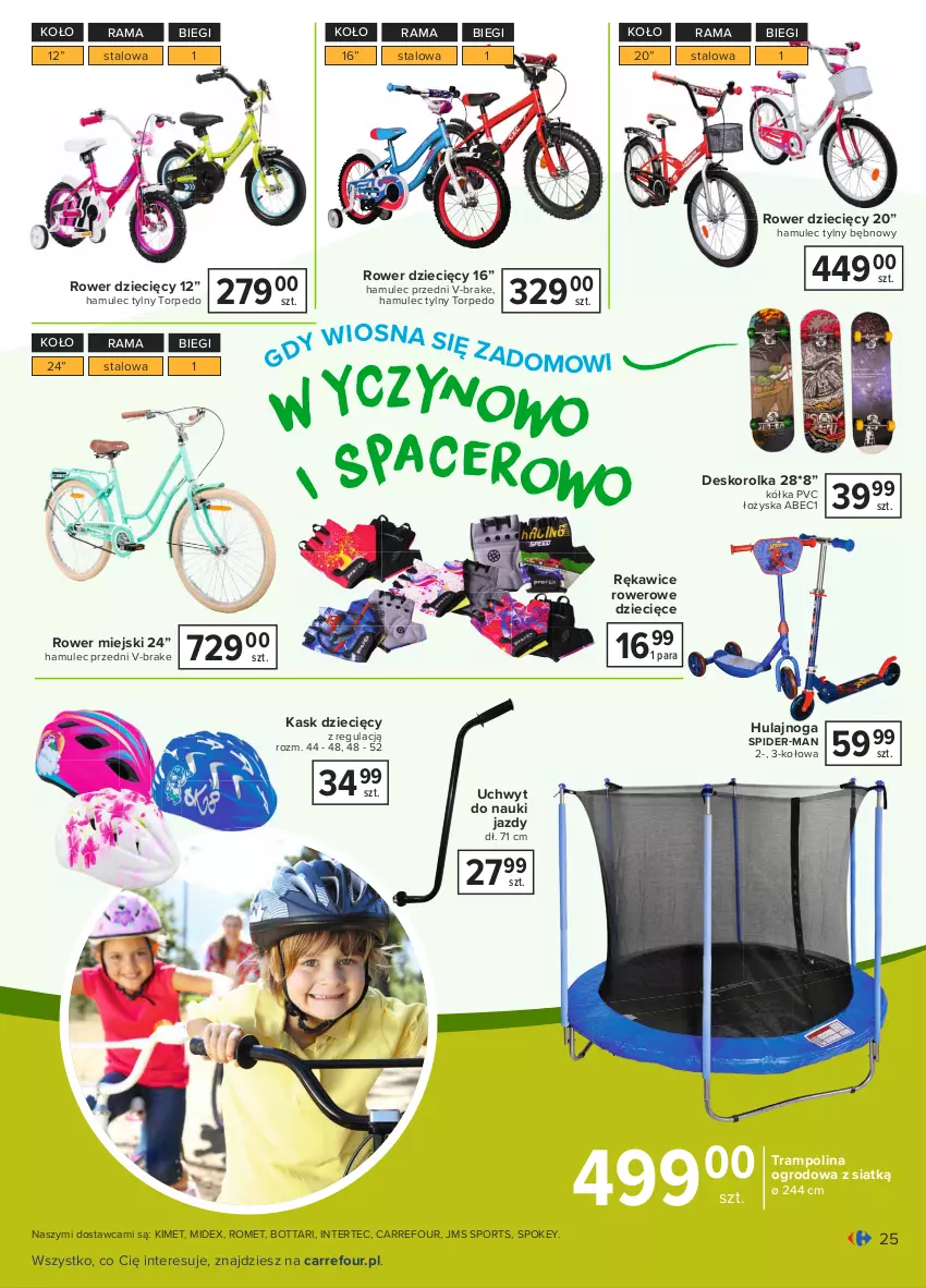 Gazetka promocyjna Carrefour - Gazetka Carrefour - ważna 01.03 do 13.03.2021 - strona 25 - produkty: Acer, Deskorolka, Dzieci, Hulajnoga, Kask, Mule, Por, Rama, Rękawice, Rower, Sport