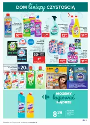 Gazetka promocyjna Carrefour - Gazetka Carrefour - Gazetka - ważna od 13.03 do 13.03.2021 - strona 19 - produkty: Domestos, Gra, Ajax, Bref, Kosz, Kret, Odtłuszczacz, Antybakteryjny spray, Płyn do wc, Sanytol