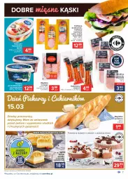 Gazetka promocyjna Carrefour - Gazetka Carrefour - Gazetka - ważna od 13.03 do 13.03.2021 - strona 7 - produkty: Krakus, Ser, Cukier, Kiełbasa krakowska, Bagietka pszenna, Tarczyński, Bagietka, Wędlina, Koreczki kaszubskie, Kabanos, Kiełbasa, Olewnik