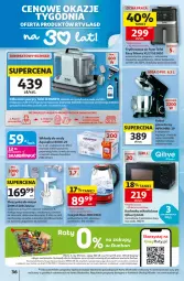 Gazetka promocyjna Auchan - Gazetka 30 Lat Hipermarket Auchan - Gazetka - ważna od 12.08 do 12.08.2026 - strona 36 - produkty: Top, Gra, Czajnik, Aquaphor, Szynka, Tefal, Kuchenka mikrofalowa, Robot, Maszynka, Zelmer, Fa