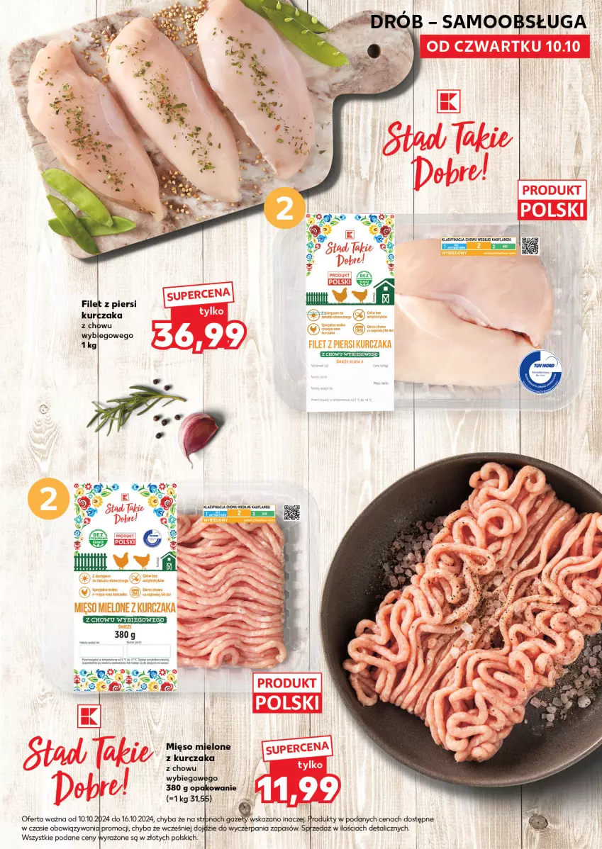 Gazetka promocyjna Kaufland - Kaufland - ważna 14.10 do 16.10.2024 - strona 21 - produkty: Fa, Filet z piersi kurczaka, Kurczak, Mięso, Mięso mielone, Waga