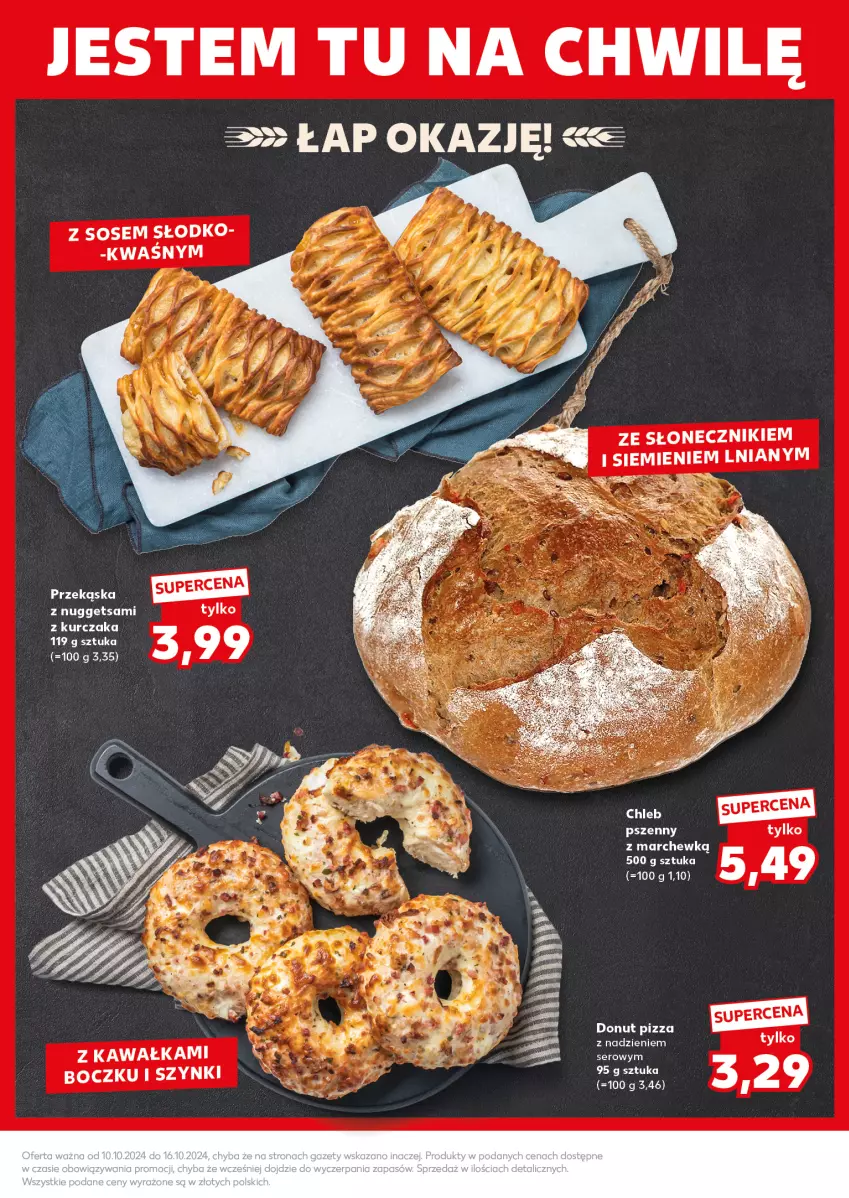 Gazetka promocyjna Kaufland - Kaufland - ważna 14.10 do 16.10.2024 - strona 23 - produkty: Chleb, Donut, Kurczak, Pizza, Sos