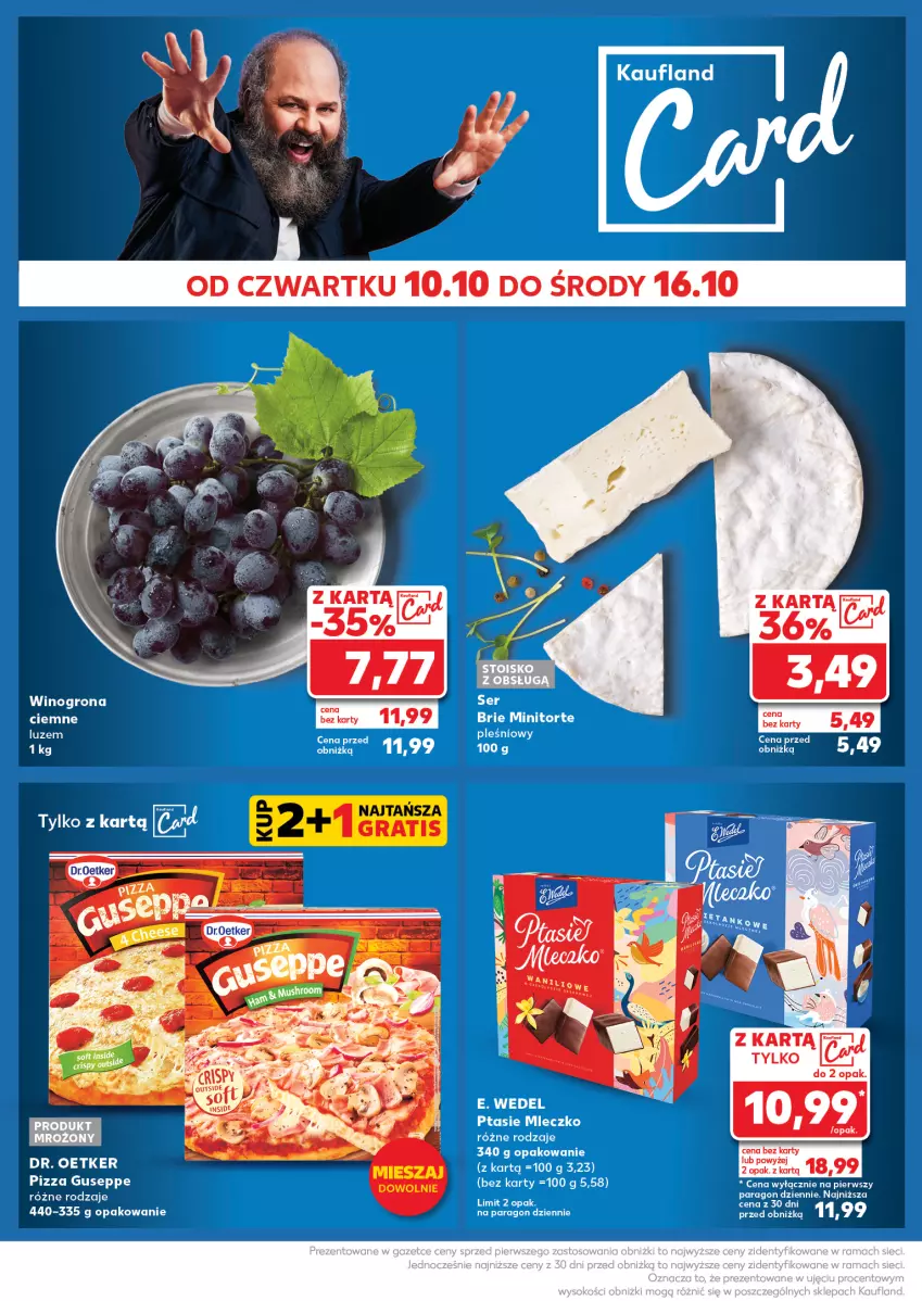 Gazetka promocyjna Kaufland - Kaufland - ważna 14.10 do 16.10.2024 - strona 36 - produkty: Brie, Gra, Pizza, Wino, Winogrona