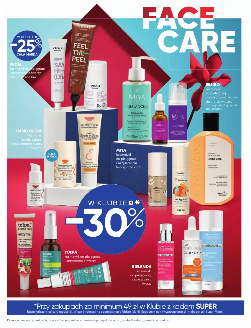 Gazetka promocyjna Super Pharm - Gazetka - ważna 16.06 do 13.07.2025 - strona 11 - produkty: Bielenda, Embryolisse, Fa, Kosmetyki do pielęgnacji, Tołpa