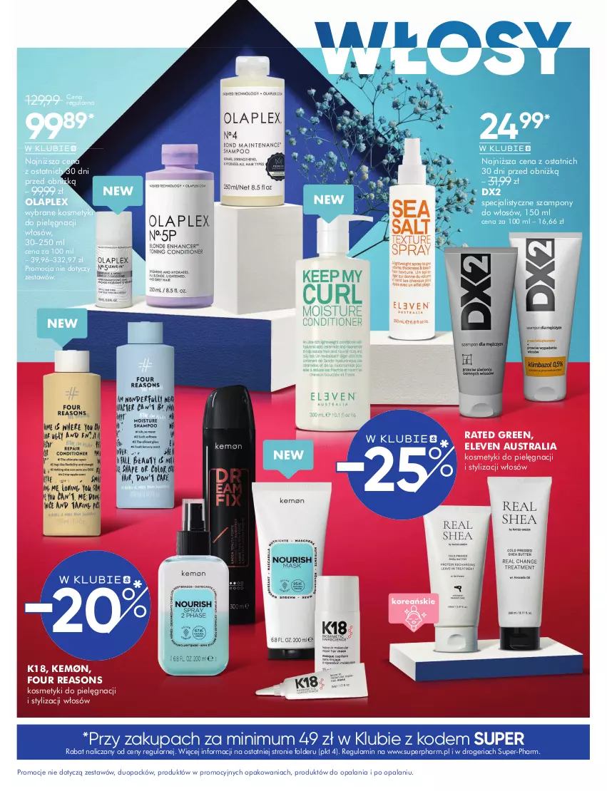 Gazetka promocyjna Super Pharm - Gazetka - ważna 16.06 do 13.07.2025 - strona 19 - produkty: DX2, Kosmetyki do pielęgnacji, Szampon
