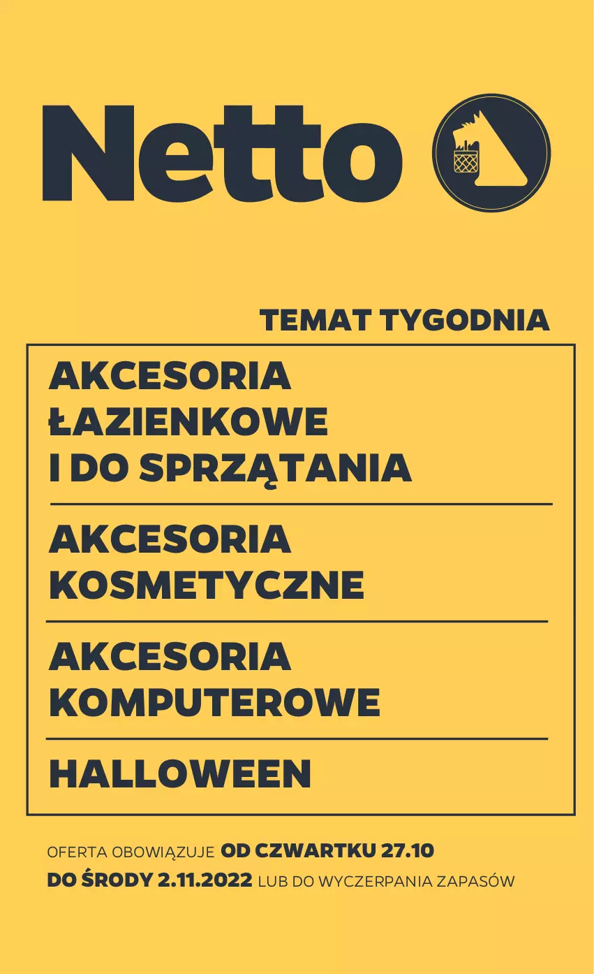 Gazetka promocyjna Netto - Akcesoria i dodatki - ważna 27.10 do 02.11.2022 - strona 1 - produkty: Komputer