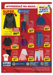 Gazetka promocyjna Carrefour - Gazetka - ważna od 20.01 do 20.01.2024 - strona 35 - produkty: Sos, Spodnie jeans, Kurtka, Kurtka ocieplana, LANA, Spodnie, Bluza