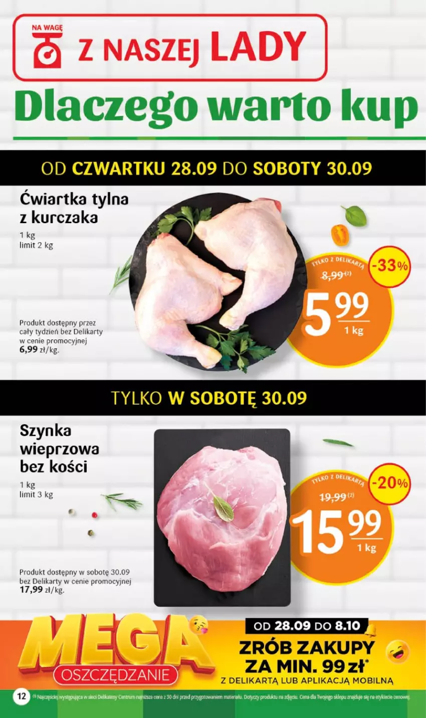 Gazetka promocyjna Delikatesy Centrum - Gazetka DC38 czw-sr - ważna 28.09 do 04.10.2023 - strona 12 - produkty: Kurczak, Mobil, Rum