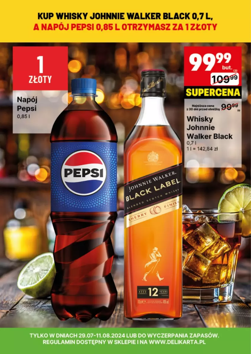 Gazetka promocyjna Delikatesy Centrum - DeliBarek DC31-DC32 - ważna 29.07 do 11.08.2024 - strona 12 - produkty: Johnnie Walker, Lack, Whisky