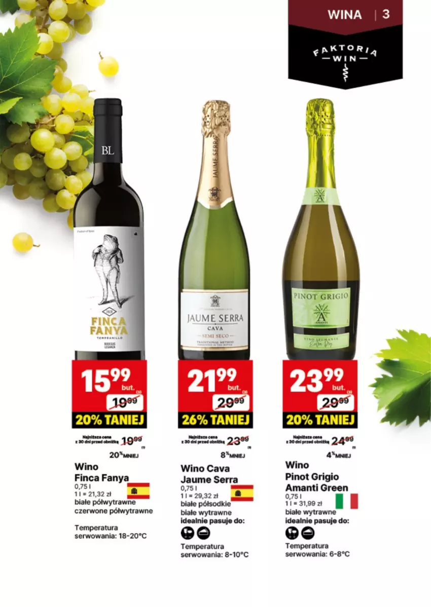 Gazetka promocyjna Delikatesy Centrum - DeliBarek DC31-DC32 - ważna 29.07 do 11.08.2024 - strona 3 - produkty: Fa, Pinot Grigio, Ser, Wino