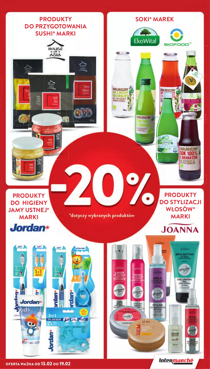 Gazetka promocyjna Intermarche - Gazetka Intermarche - ważna 13.02 do 19.02.2025 - strona 7 - produkty: Sok, Sushi