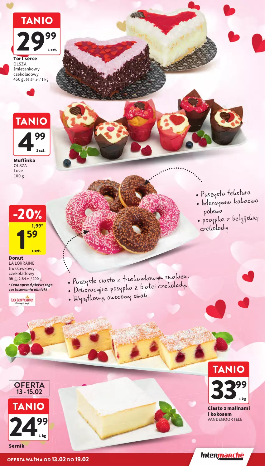 Gazetka promocyjna Intermarche - Gazetka Intermarche - ważna 13.02 do 19.02.2025 - strona 9 - produkty: Donut, Inka, Kakao, Kokos, LG, Ser