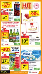 Gazetka promocyjna Intermarche - Gazetka Intermarche - Gazetka - ważna od 19.02 do 19.02.2025 - strona 3 - produkty: Piwa, Piwo, Gra, Papier, Mirinda, Papier toaletowy, Perła, Pepsi, Wełna, Mola, Merci, Canaillou