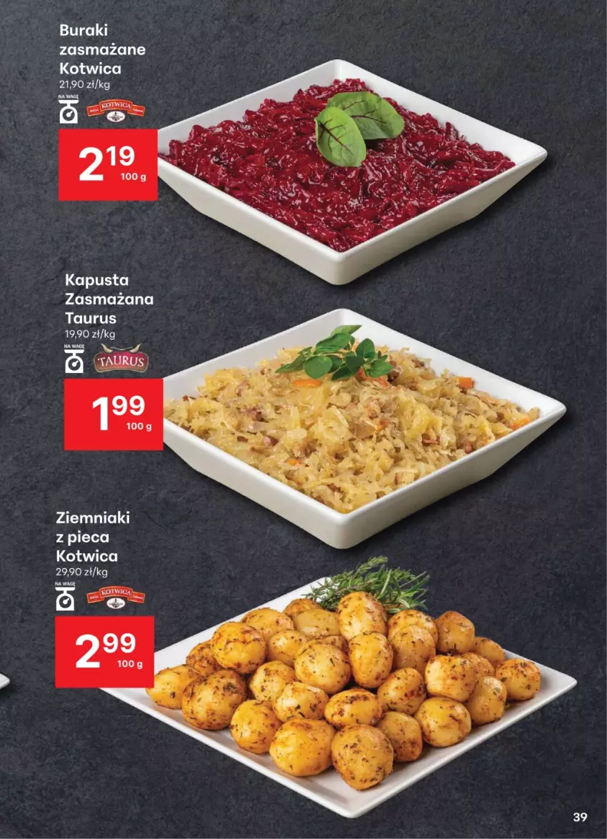 Gazetka promocyjna Delikatesy Centrum - Katalog LADA w Delikatesach Centrum od 19 sierpnia! 19.08-01.09.2024 - ważna 19.08 do 01.09.2024 - strona 39 - produkty: Buraki, Piec, Ziemniaki