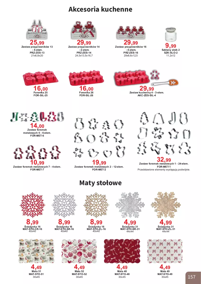 Gazetka promocyjna Bodzio - ważna 01.10 do 31.12.2025 - strona 157 - produkty: Maty stołowe