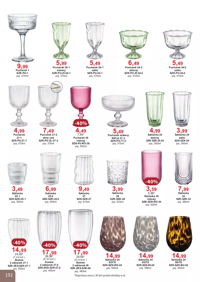 Gazetka promocyjna Bodzio - ważna 01.10 do 31.12.2025 - strona 192 - produkty: Szklanka