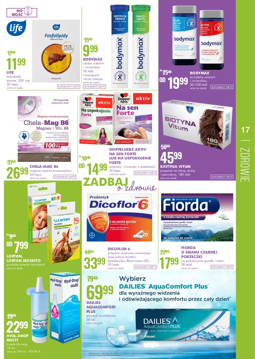 Gazetka promocyjna Super Pharm - Gazetka - ważna 22.07 do 10.08.2022 - strona 17 - produkty: Body, Bodymax, Dicoflor, Doppelherz, Fiorda, Por, Zdrowie