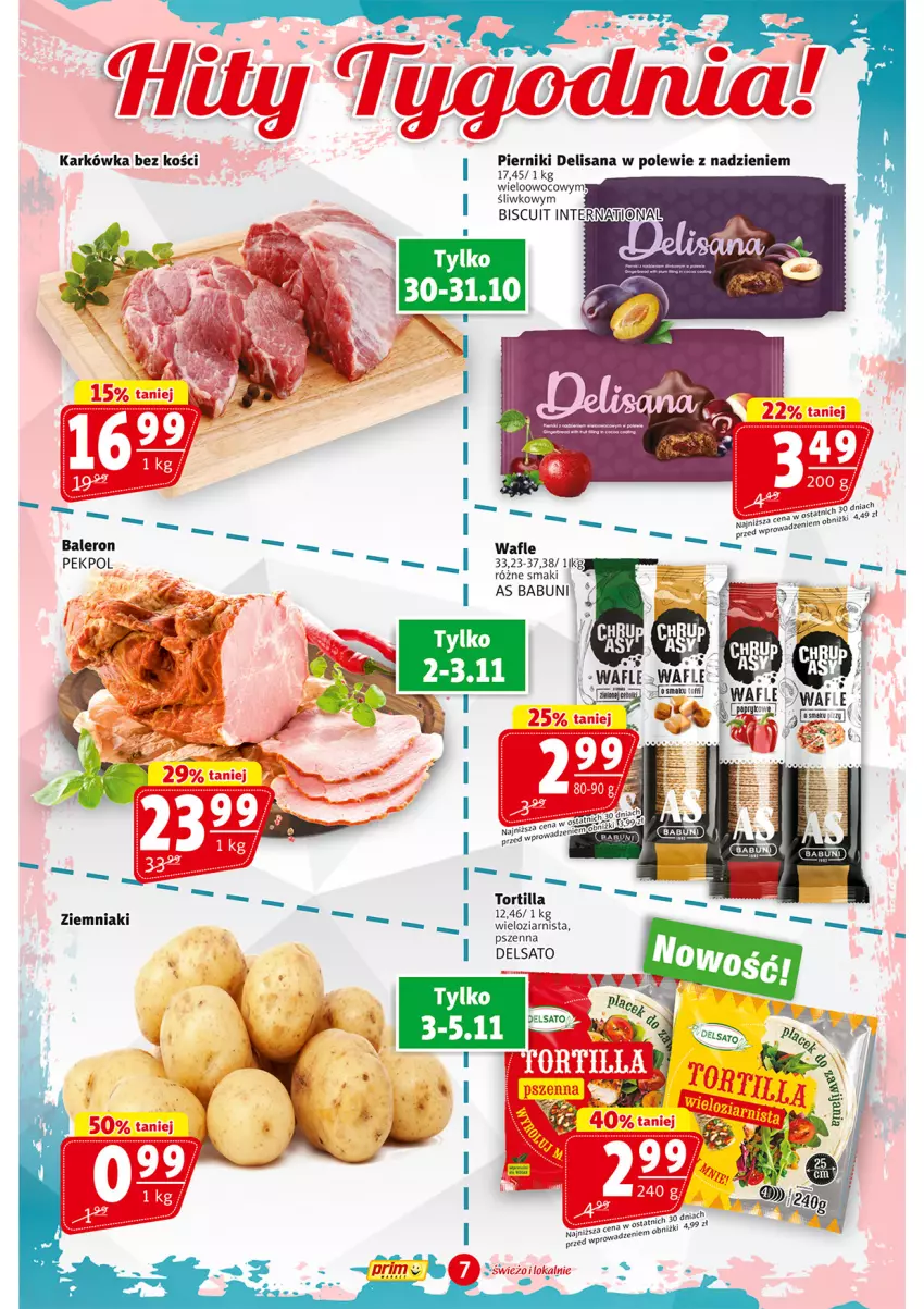 Gazetka promocyjna Prim Market - ważna 30.10 do 05.11.2025 - strona 7 - produkty: Babuni, Tortilla, Ziemniaki