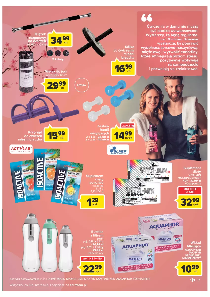 Gazetka promocyjna Carrefour - Gazetka Poczuj się kwitnąco na wiosnę - ważna 15.03 do 26.03.2022 - strona 7 - produkty: Aquaphor, LG, Magnez, Mop, Mus, Por, Ser, Sport