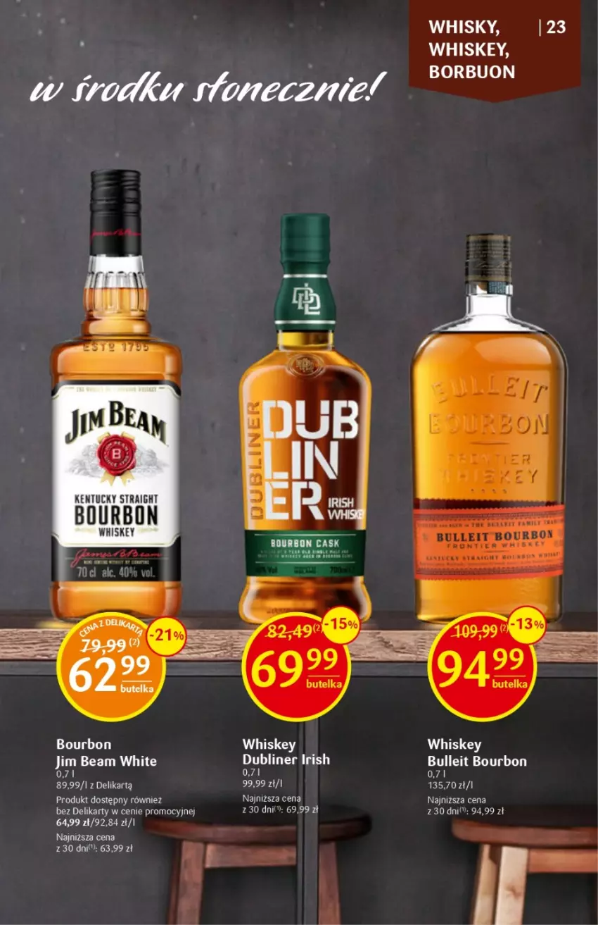 Gazetka promocyjna Delikatesy Centrum - DeliBarek DC10/DC11 - ważna 09.03 do 22.03.2023 - strona 23 - produkty: Bourbon, Bulleit Bourbon, Jim Beam, Whiskey, Whisky