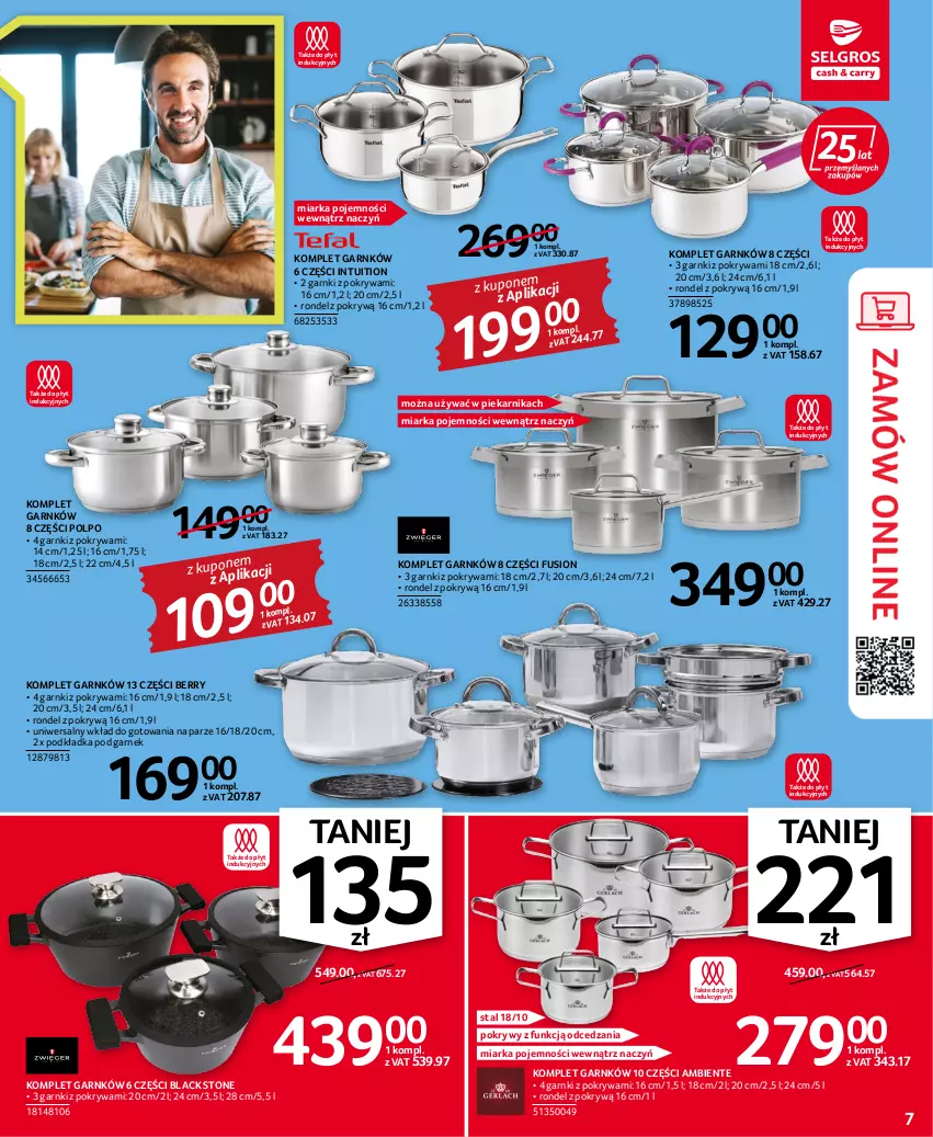 Gazetka promocyjna Selgros - Oferta przemysłowa - ważna 20.10 do 02.11.2022 - strona 7 - produkty: Fusion, Garnek, Lack, Miarka, Piekarnik, Podkład, Podkładka, Pokrywa, Rondel