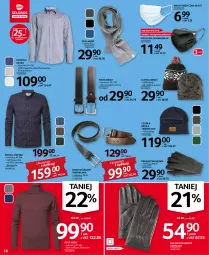 Gazetka promocyjna Selgros - Oferta przemysłowa - Gazetka - ważna od 02.11 do 02.11.2022 - strona 16 - produkty: Szal, Maska medyczna, Kosz, Czapka, Koszula, Pasek, Wełna, Pasek męski, Maska