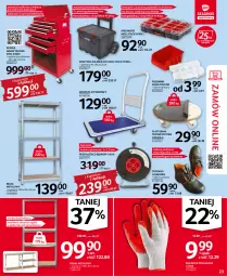 Gazetka promocyjna Selgros - Oferta przemysłowa - Gazetka - ważna od 02.11 do 02.11.2022 - strona 23 - produkty: Stół warsztatowy, Teleskop, Ser, Por, Stół, Organizer, Pojemnik, Tran, Regał, Szafka, Rękawice, Sport, Wózek, Regał metalowy