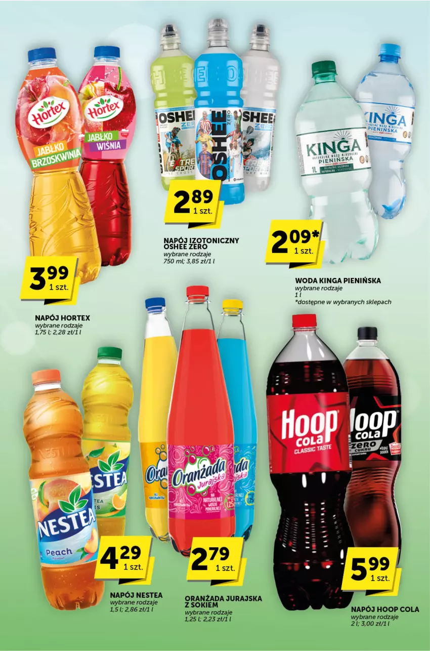 Gazetka promocyjna ABC - ważna 18.04 do 30.04.2024 - strona 26 - produkty: Hoop, Hortex, Napój, Napój izotoniczny, Nestea, Oshee, Sok, Woda