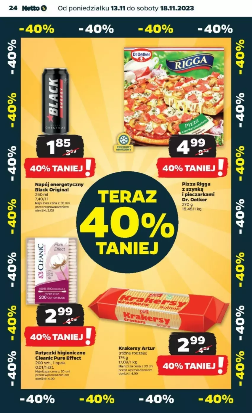 Gazetka promocyjna Netto - ważna 13.11 do 18.11.2023 - strona 17 - produkty: Gin, Lack, Napój, Napój energetyczny, Piec, Pieczarka