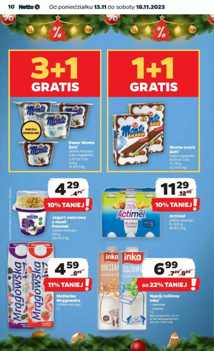 Gazetka promocyjna Netto - ważna 13.11 do 18.11.2023 - strona 2 - produkty: Actimel