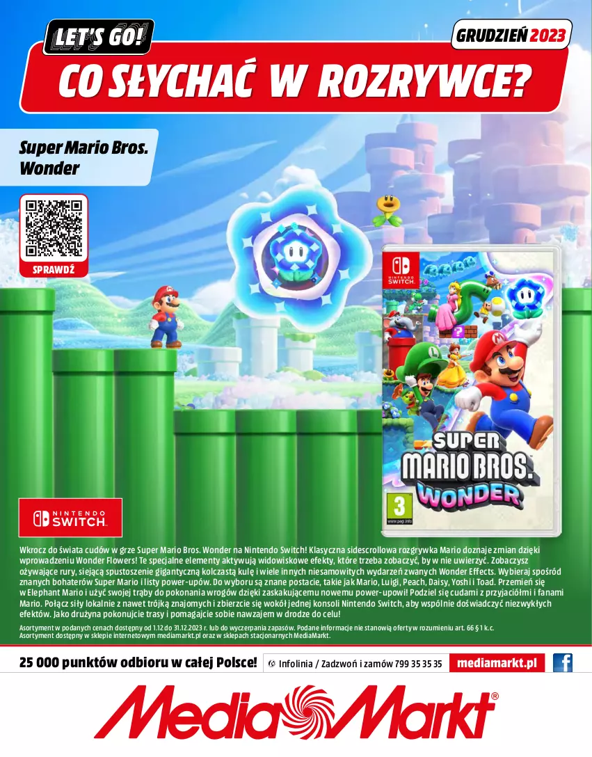 Gazetka promocyjna Media Markt - Gazetka Media Markt - ważna 01.12 do 31.12.2023 - strona 24 - produkty: Fa, Gry, Nintendo Switch