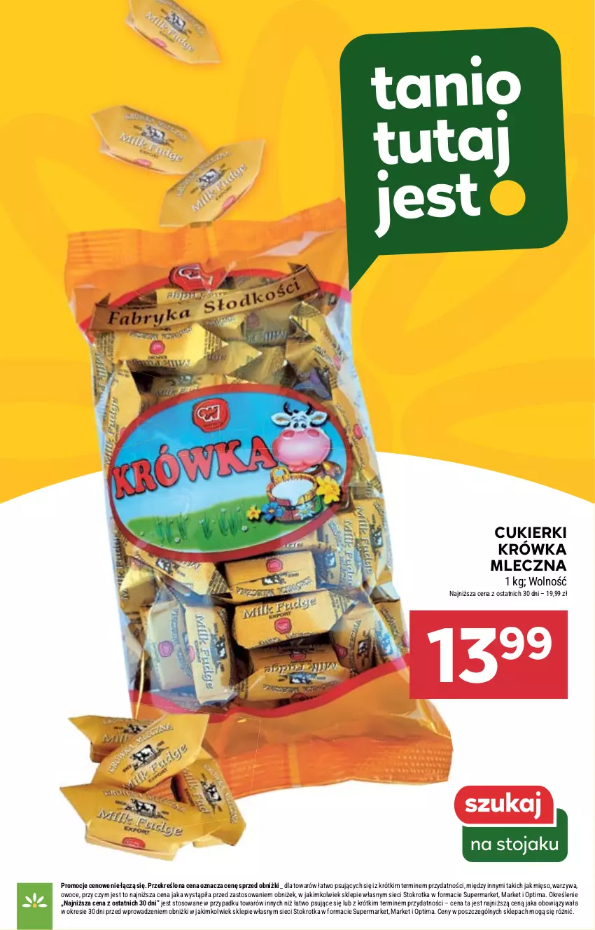 Gazetka promocyjna Stokrotka - Supermarket - ważna 26.03 do 01.04.2026 - strona 21 - produkty: Cukier, Cukierki, Mięso, Optima, Owoce, Warzywa