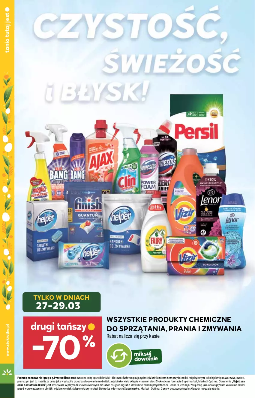 Gazetka promocyjna Stokrotka - Supermarket - ważna 26.03 do 01.04.2026 - strona 50 - produkty: Mięso, Optima, Owoce, Warzywa