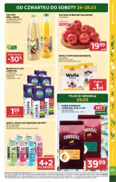 Gazetka promocyjna Stokrotka - Supermarket - Gazetka - ważna od 01.04 do 01.04.2026 - strona 3 - produkty: Warzywa, Sok, Kawa ziarnista, Kawa, Wafle, Optima, Owoce, Woda, Napój, Pomidory, Mięso, Wafle tortowe, Mleko