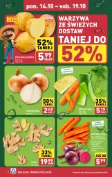 Gazetka promocyjna Aldi - Farmer ALDIK poleca świeże owoce i warzywa - Gazetka - ważna od 19.10 do 19.10.2024 - strona 2 - produkty: Cebula, Warzywa, Ziemniaki, Buraki, Imbir