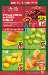 Gazetka promocyjna Aldi - Farmer ALDIK poleca świeże owoce i warzywa - Gazetka - ważna od 19.10 do 19.10.2024 - strona 3 - produkty: Cytryny, Gruszki, Winogrona, Owoce, Wino, Mango