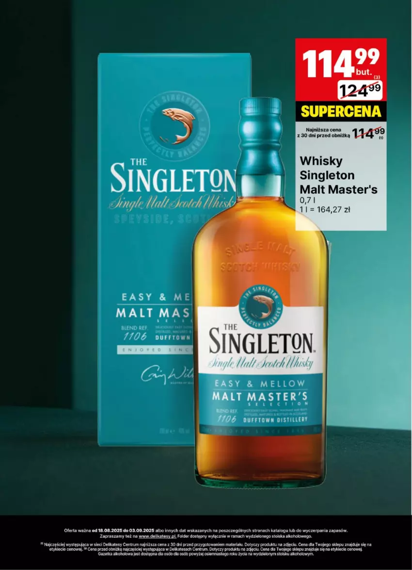 Gazetka promocyjna Delikatesy Centrum - Delibarek DC34-DC35 - ważna 18.08 do 03.09.2025 - strona 21 - produkty: Rama, Rum, Whisky