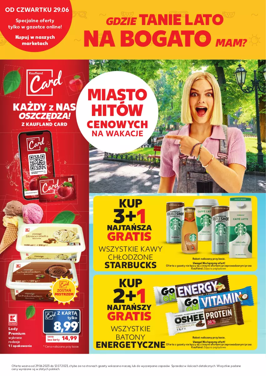 Gazetka promocyjna Kaufland - Kaufland - ważna 29.06 do 12.07.2023 - strona 1 - produkty: Baton, Gra, Lody, Waga