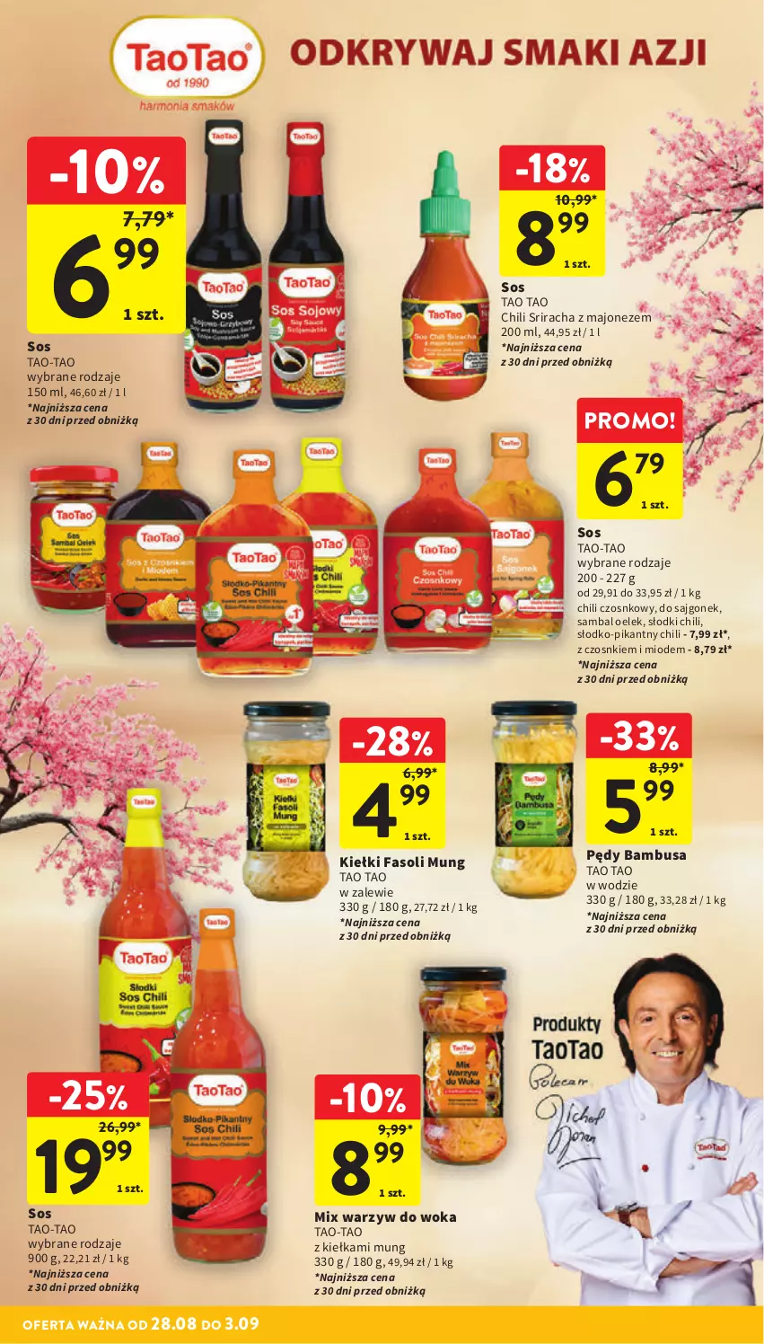 Gazetka promocyjna Intermarche - Gazetka Intermarche - ważna 28.08 do 03.09.2025 - strona 34 - produkty: Fa, Fasoli mung, Kiełki, Majonez, Pędy bambusa, Sos