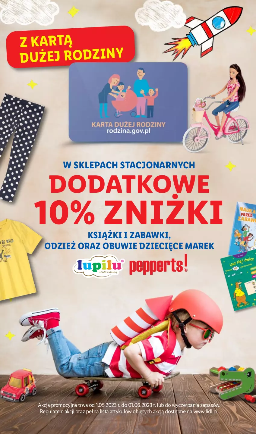 Gazetka promocyjna Lidl - KATALOG DZIEŃ DZIECKA - ważna 08.05 do 01.06.2023 - strona 2 - produkty: Dzieci, Obuwie