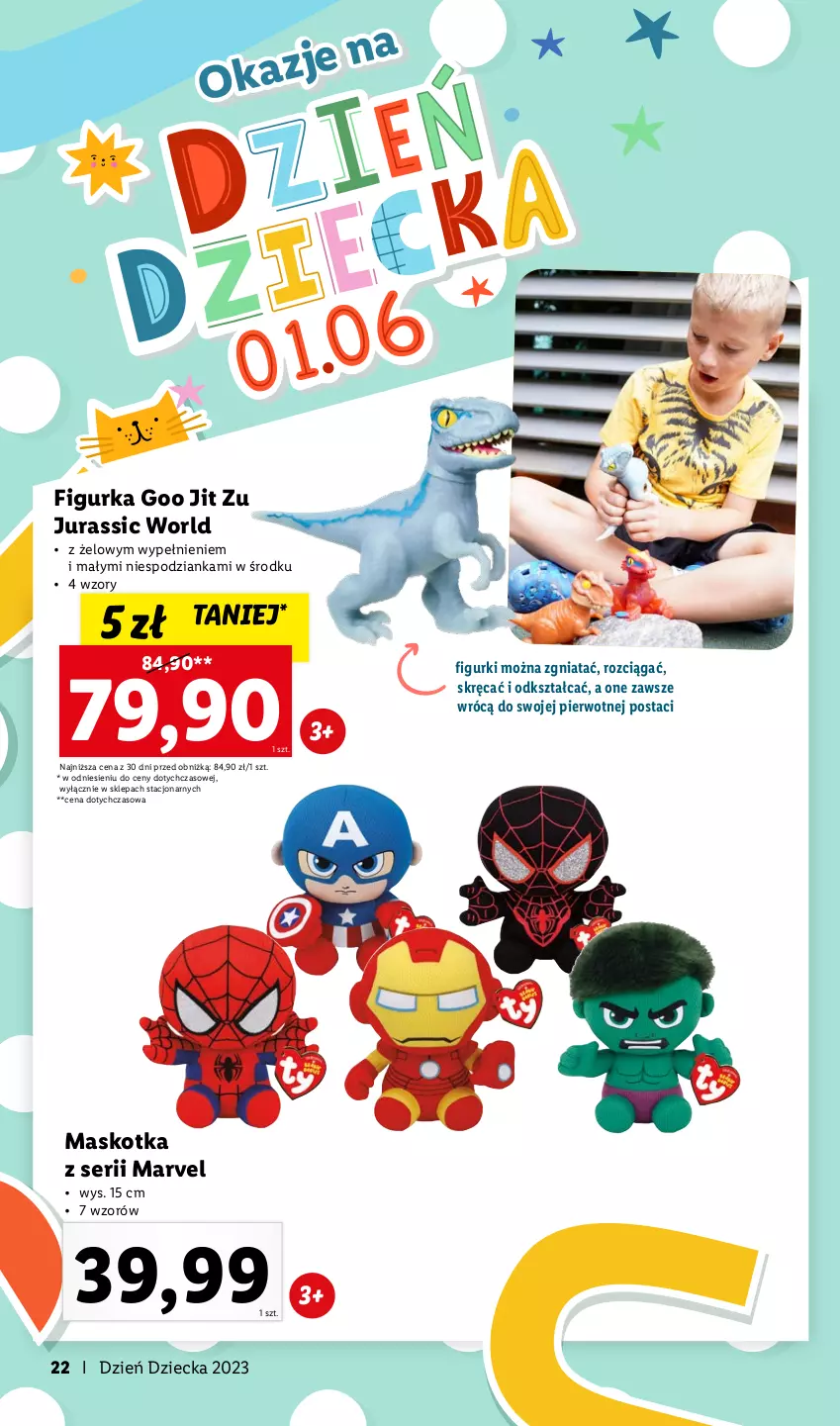 Gazetka promocyjna Lidl - KATALOG DZIEŃ DZIECKA - ważna 08.05 do 01.06.2023 - strona 22 - produkty: Jurassic World, Ser