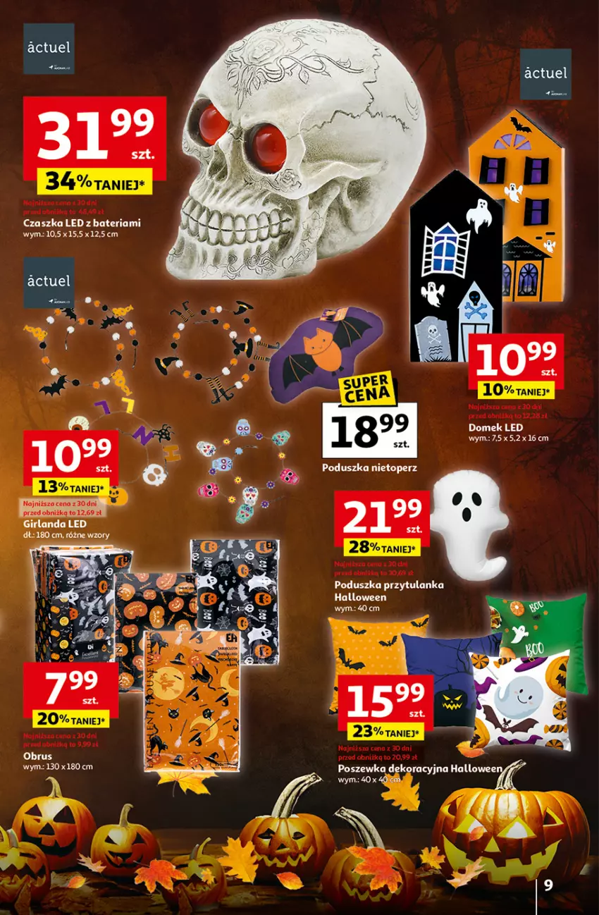 Gazetka promocyjna Auchan - Gazetka Wielkie przeboje cenowe Hipermarket Auchan - ważna 16.10 do 22.10.2025 - strona 9 - produkty: Bateria, Girlanda, Poduszka, Poszewka, Sos