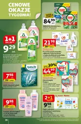 Gazetka promocyjna Auchan - Gazetka Wielkie przeboje cenowe Hipermarket Auchan - Gazetka - ważna od 22.10 do 22.10.2025 - strona 26 - produkty: Płyn do prania, Płyn do kąpieli, Ludwik, Frosch, Sól, Rum, Gra, Do mycia naczyń, Pampers, Papier, Lovela, Tablet, Majtki, Proszek do prania, Papier toaletowy, Odplamiacz, Płyn do płukania, Szampon, Fairy, Pieluchomajtki, Zmywarki, Tabletki do zmywarki, Fa