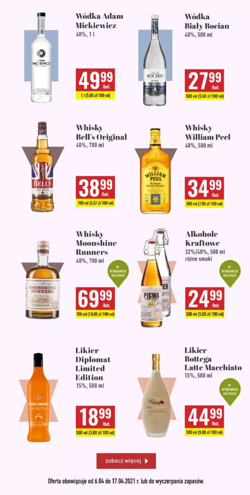 Gazetka promocyjna Biedronka - Czas na Toast - Wiosna - ważna 06.04 do 17.04.2021 - strona 3 - produkty: Alkohole, Bell, Biały Bocian, Chia, Gin, Likier, Whisky, Wódka