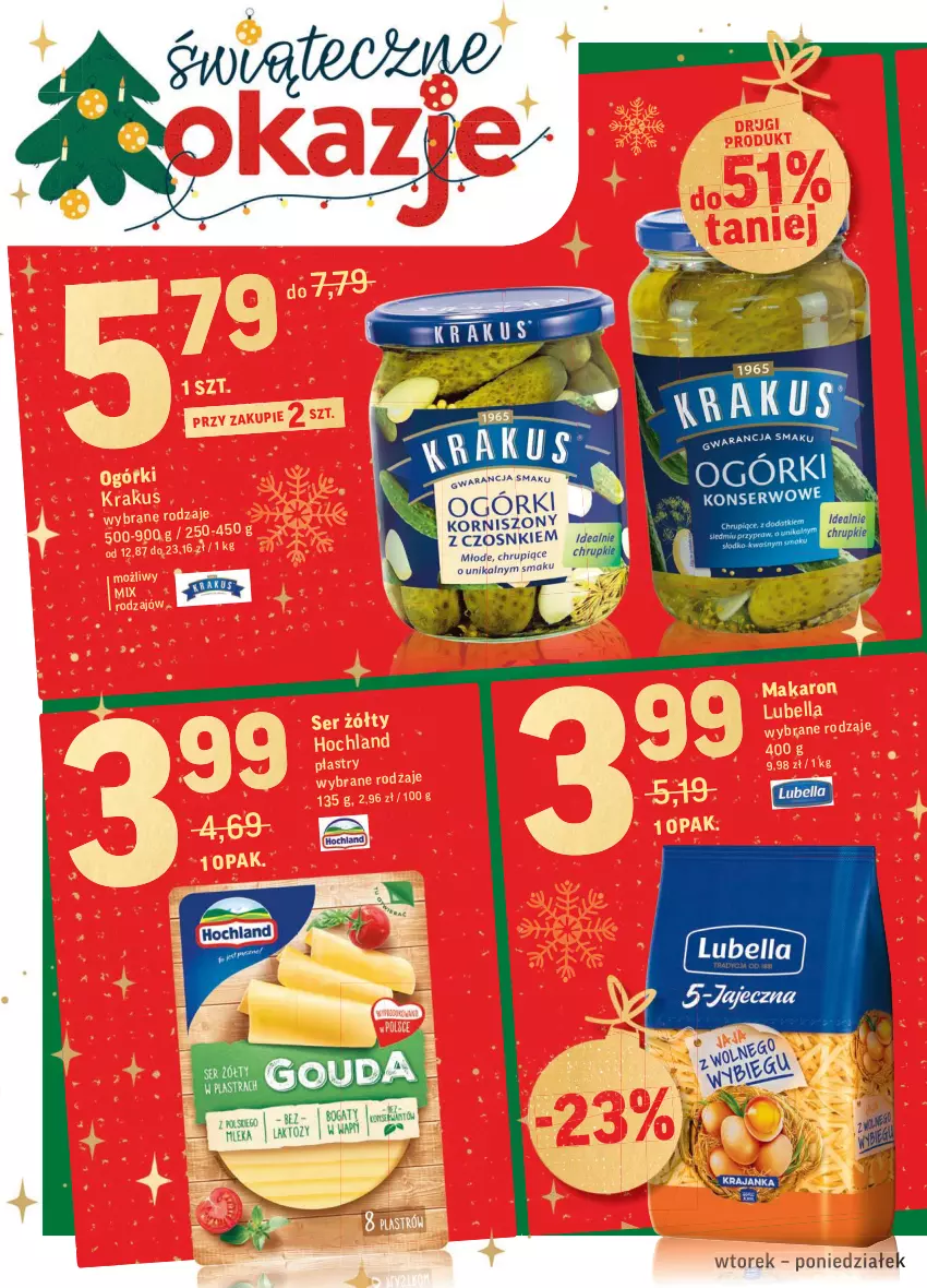 Gazetka promocyjna Intermarche - Gazetka promocyjna - ważna 07.12 do 13.12.2021 - strona 10 - produkty: Bell, Bella, Hochland, Lubella, Makaron