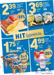 Gazetka promocyjna Intermarche - Gazetka promocyjna - Gazetka - ważna od 13.12 do 13.12.2021 - strona 28 - produkty: Ser, Danone, Zott, Actimel, Sejdamer, Monte