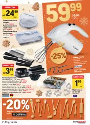 Gazetka promocyjna Intermarche - Gazetka promocyjna - Gazetka - ważna od 13.12 do 13.12.2021 - strona 7 - produkty: Piec, Przybory kuchenne, Ser, Tortownica, Stek, Pojemnik, Mikser, Forma do pieczenia, Keksówka, Mikser ręczny, Pojemnik na ciasto