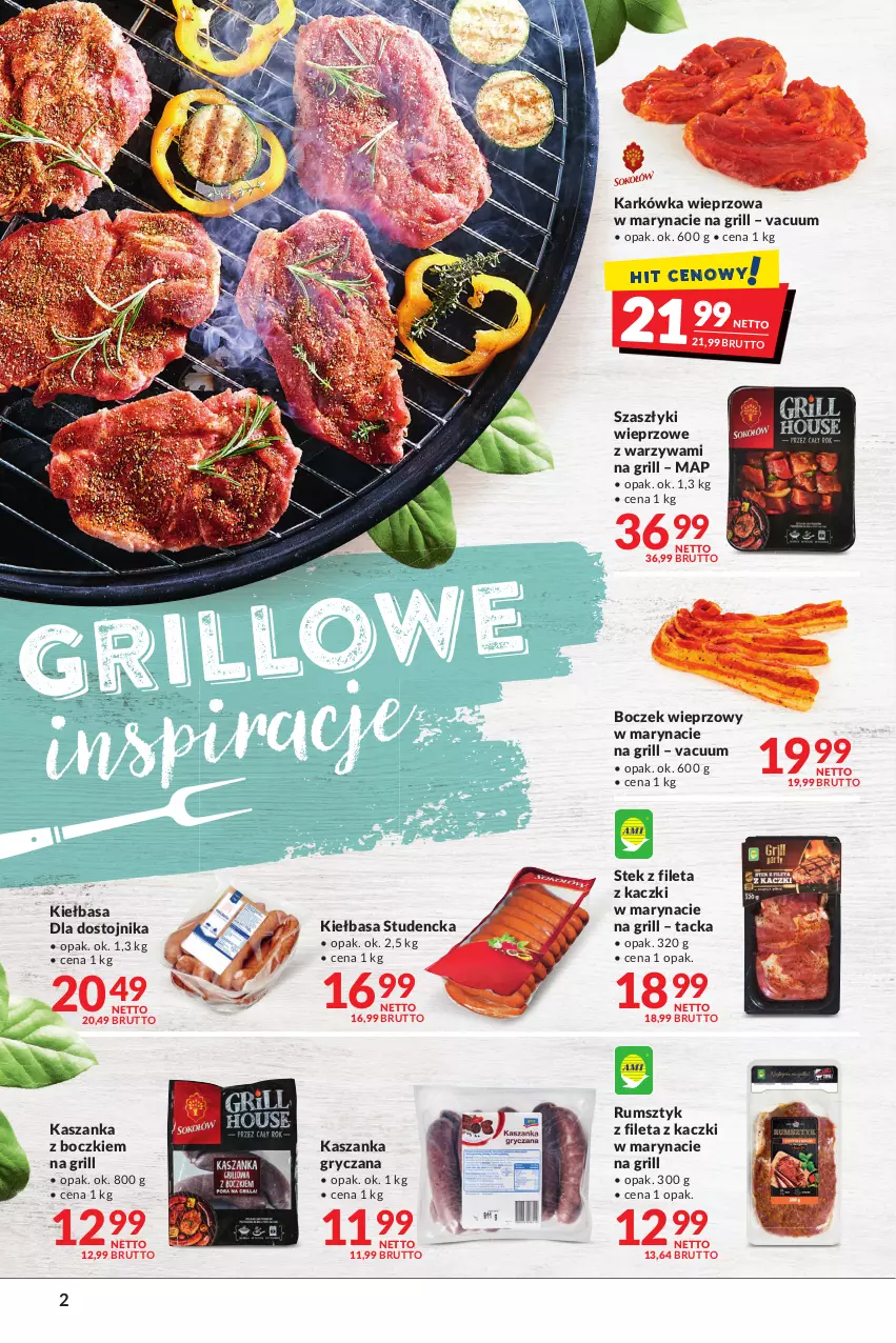 Gazetka promocyjna Makro - [Oferta specjalna] Letnie grillowanie - ważna 31.05 do 13.06.2022 - strona 2 - produkty: Boczek, Boczek wieprzowy, Grill, Gry, Karkówka wieprzowa, Kasza, Kaszanka, Kiełbasa, Rum, Stek, Warzywa