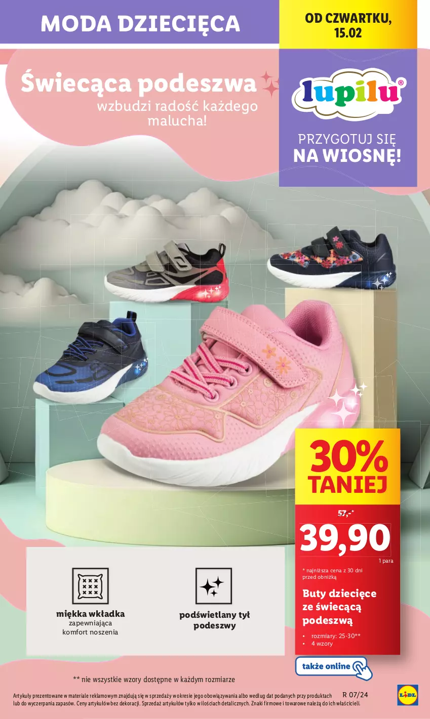 Gazetka promocyjna Lidl - GAZETKA - ważna 15.02 do 17.02.2024 - strona 15 - produkty: Buty, Dzieci, Moda